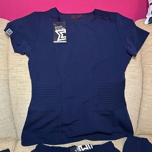Sigma AMAZING SCRUB TOP NAVY BLUE